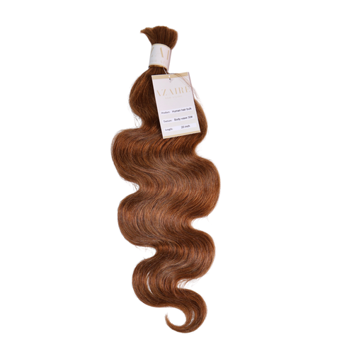 Body Wave Boho Braid Human Hair (Color 30 Honey Brown)